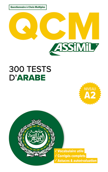 Image de 300 tests d'arabe, niveau A2 : QCM