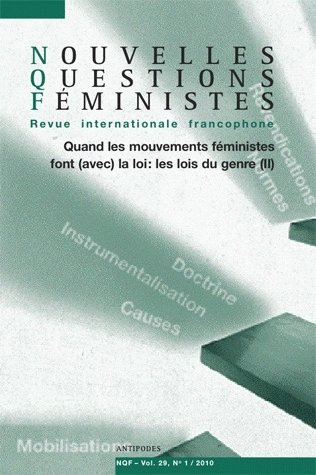 Image de Nouvelles Questions Féministes, vol. 29-n°1/2010