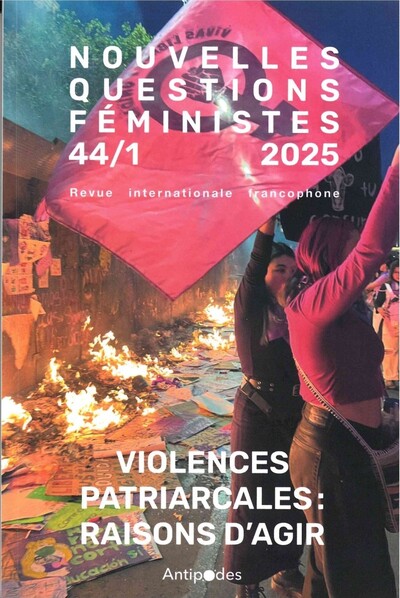 Image de NOUVELLES QUESTIONS FEMINISTES VOL 44 1 2025 VIOLENCES PATRIARCALES