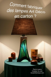 Picture of Fabriquez une lampe Art Déco en  carton