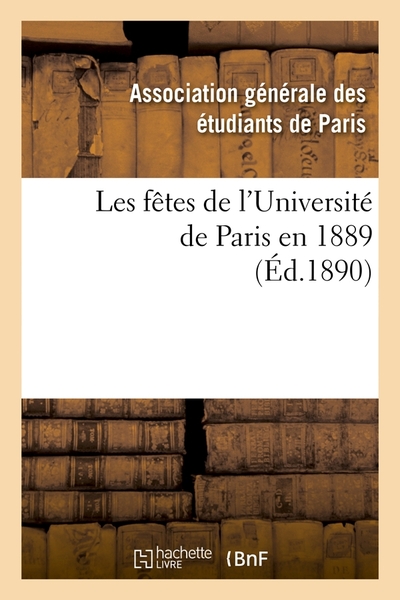 Image de Les fêtes de l'Université de Paris en 1889 (Éd.1890)