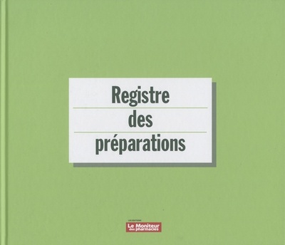 Image de REGISTRE DES PREPARATIONS