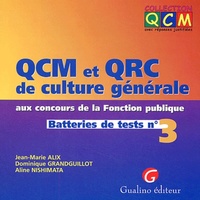 Picture of qcm et qrc de culture générale aux concours de la fonction publique.tome 3
