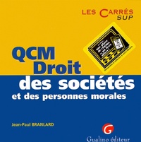 Picture of qcm. droit des sociétés et des personnes morales