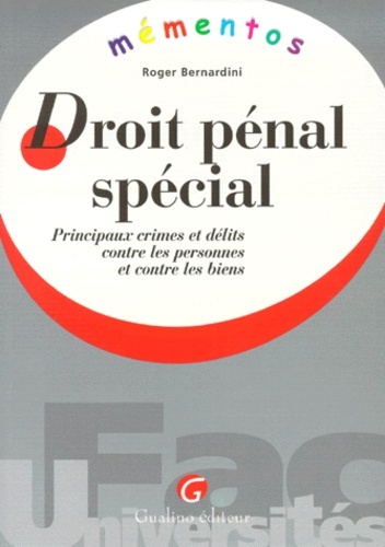 Picture of MÉMENTO - DROIT PÉNAL SPÉCIAL