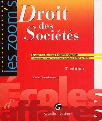 Picture of droit des sociétés - 3ème édition