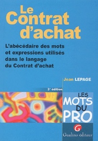 Picture of le contrat d'achat - 3ème édition