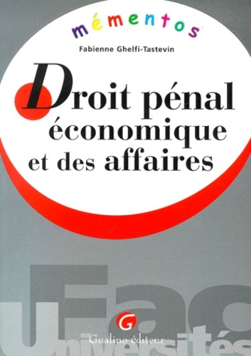 Picture of mémento - droit pénal économique et des affaires