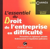 Picture of l'essentiel du droit de l'entreprise en difficulté