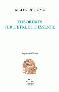Image de Théorèmes sur l'être et l'essence