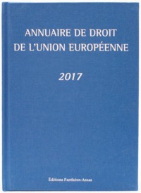 Picture of ANNUAIRE DE DROIT DE L UNION EUROPEENNE 2017