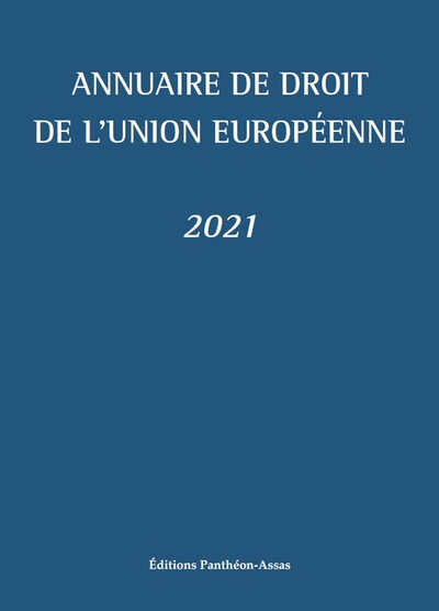 Picture of Annuaire de droit de l'Union européenne 2021
