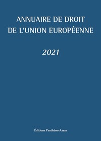 Picture of Annuaire de droit de l'Union européenne 2021