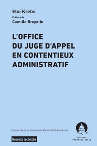 Picture of L'office du juge d'appel en contentieux administratif