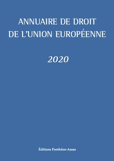 Picture of Annuaire de droit de l'Union européenne 2020