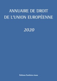 Picture of Annuaire de droit de l'Union européenne 2020