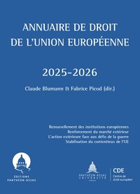 Picture of Annuaire de droit de l'Union européenne 2025-2026