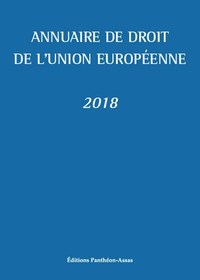 Picture of Annuaire de droit de l'Union européenne 2018
