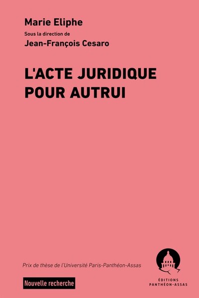 Image de L'acte juridique pour autrui
