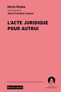 Picture of L'acte juridique pour autrui