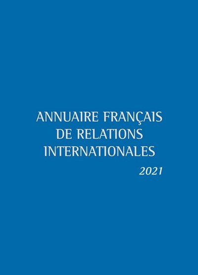 Image de Annuaire français de relations internationales 2021