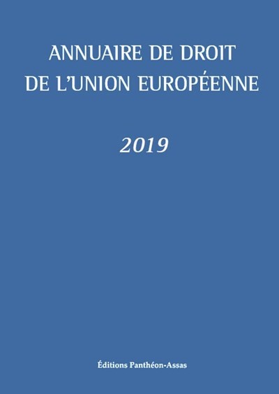 Picture of Annuaire de droit de l'Union européenne 2019