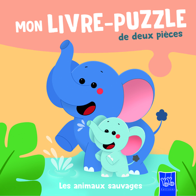 Picture of Mon Livre-puzzle de deux pièces : Les animaux sauvages