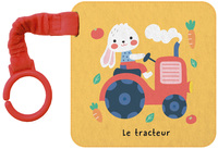 Image de Livre-poussette en tissu : Le tracteur