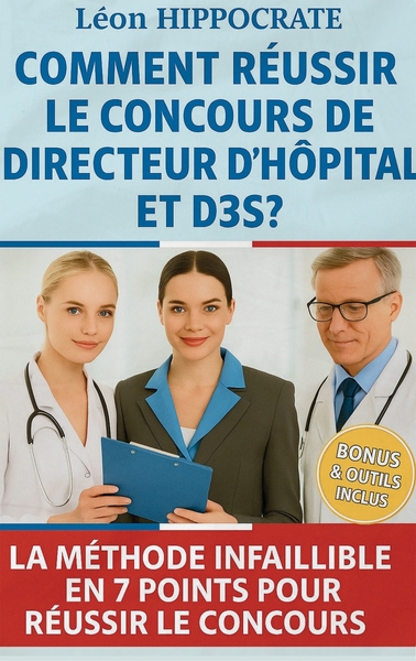Image de COMMENT REUSSIR LE CONCOURS DE DIRECTEUR D'HÔPITAL ET D3S?