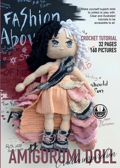 Picture of Amigurumi Doll - Cruella inspired crochet pattern 2
