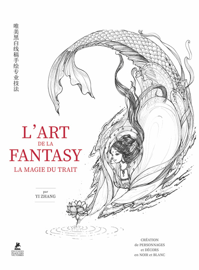 Picture of L'Art de la Fantasy - la Magie du Trait - Conseils de pros pour un dessin au trait délicat en noir et blanc - Livre 3 L'art de la Fa