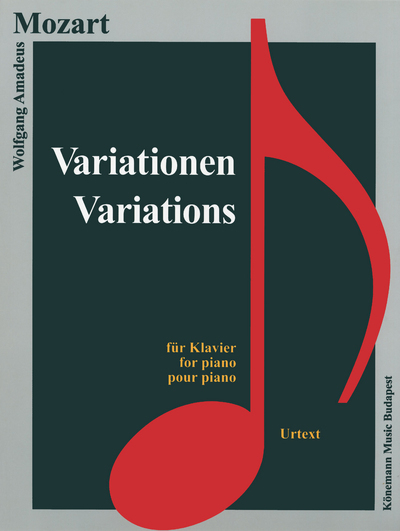 Image de Partition - Mozart - Variations - pour piano