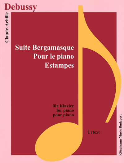 Image de Partition - Debussy - Suite Bergamasque, pour le piano, Estampes