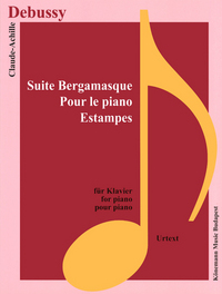 Image de Partition - Debussy - Suite Bergamasque, pour le piano, Estampes