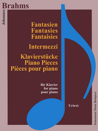 Image de Partition - Brahms - Fantaisies. Intermezzi. Pièces - pour piano