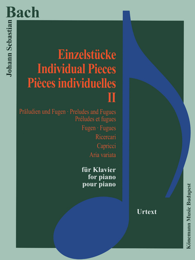 Image de Partition - Bach - Pièces individuelles II - Préludes et fugues, Ricercari, Capricci, Aria variata