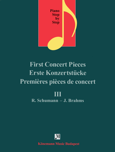 Image de Partition - Premières pièces de concert III - Robert Schumann - Johannes Brahms - pour piano