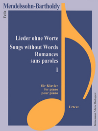 Image de Partition - Mendelssohn-Bartholdy - Romances sans paroles I - pour piano