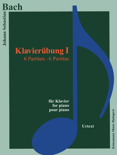 Image de Partition - Bach - Klavierubung I - exercices pour piano - 6 partitions