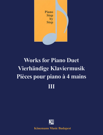 Image de Partition - Pièces pour piano à 4 mains III
