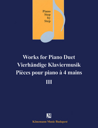 Image de Partition - Pièces pour piano à 4 mains III