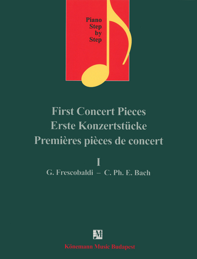Image de Partition - Premières pièces de concert I - Girolamo Frescobaldi - Carl Philipp Emanuel Bach - piano