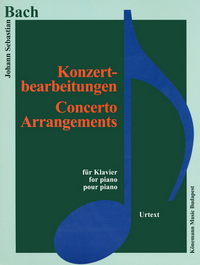 Image de Partition - Bach - Konzerbearbeitungen - Adaptations pour concerts - pour piano