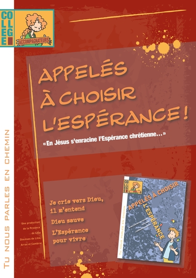 Picture of Tu nous parles en chemin - Collège - Appelés à choisir l'espérance - Animateur