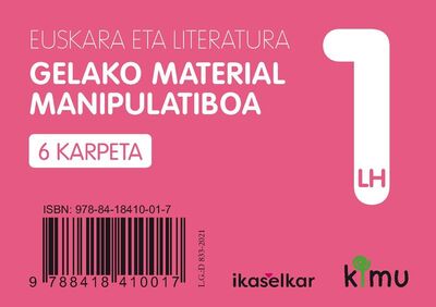 Image de LH 1 - KIMU - EUSKARA ETA LITERATURA - GELAKO MATERIAL MANIPULATIBOA