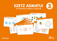 Image de LH 3 - KIMU - MATEMATIKA - EZETZ ASMATU! DESAFIO-TXARTELAK