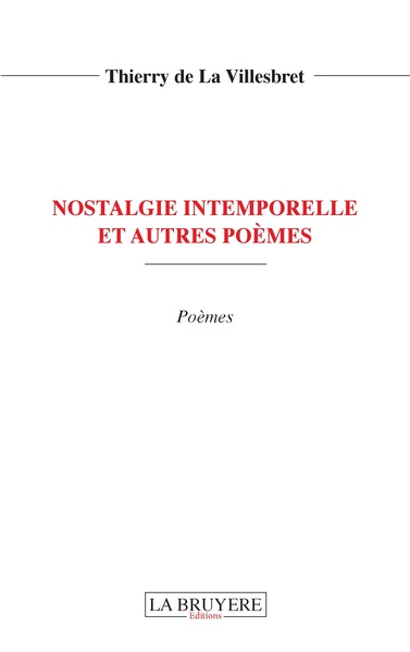 Picture of NOSTALGIE INTEMPORELLE ET AUTRES POEMES