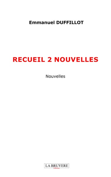 Image de RECUEIL 2 NOUVELLES