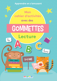 Image de Mon cahier d'activités avec des gommettes Lecture 5-6 ans