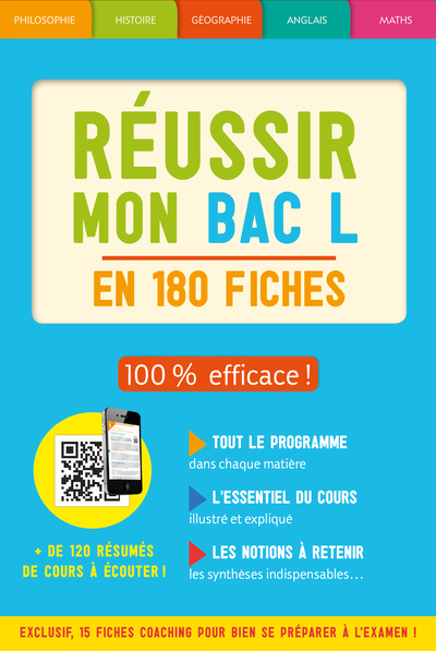 Picture of Boîte à fiches Réussir mon bac L 2019
